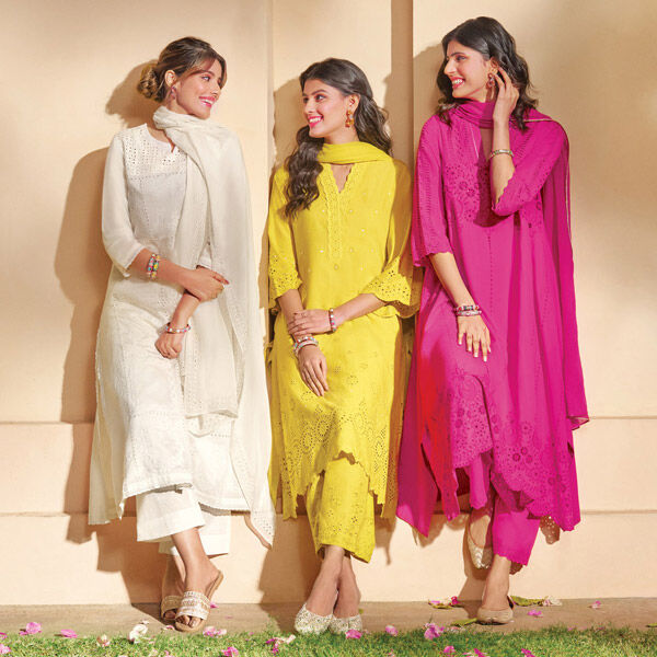 BIBA Solid Kurtas Biba BIBA Solid Kurtas Biba