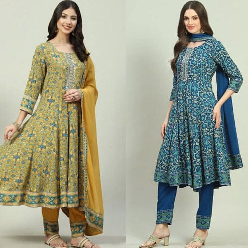 TRENDY WOMEN LONG SALWAR SUIT DESIGNS