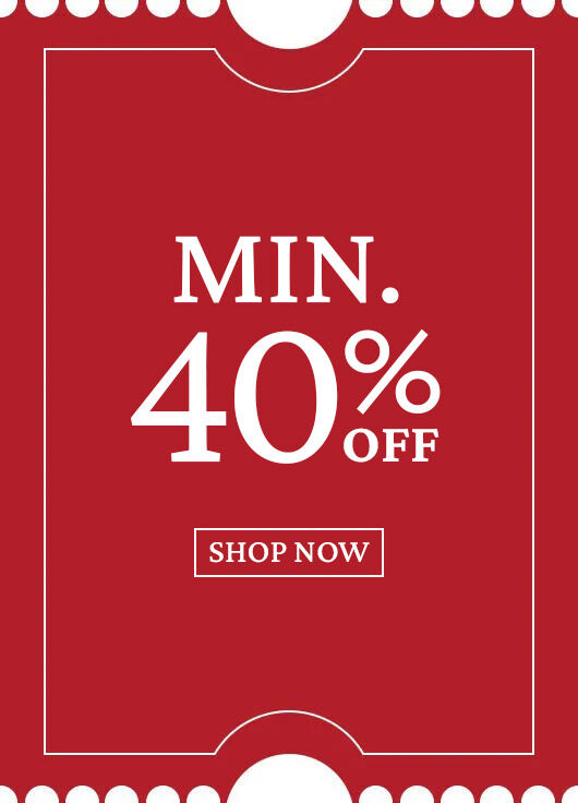 Minimum 40% Off