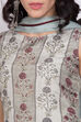Moss Green Cotton Silk Straight Kurta Sharara Suit Set image number 1