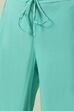 Blue Printed Straight Kurta Regular Pant Suit Set image number 2