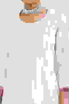 Ecru Cotton Embroidered Kalidar Suit Set image number 1