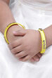 Yellow Plastic & Thread Bangles image number 3