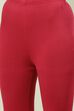 Camel Cotton Blend Solid Churidar image number 1