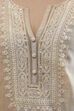 Beige Chanderi Straight Dyed Suit Set image number 8