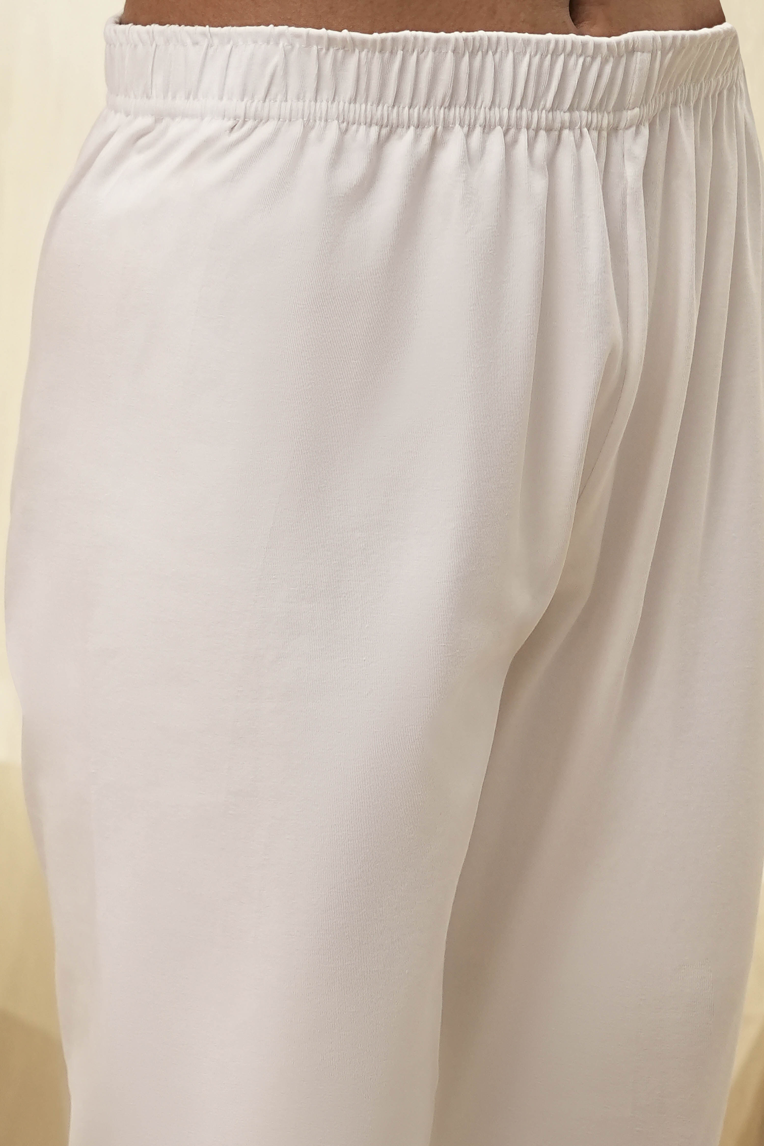 Pink Cotton Anarkali Suit Set image number 2