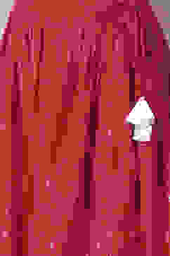 Cherry Red Cotton Lehenga Set image number 2