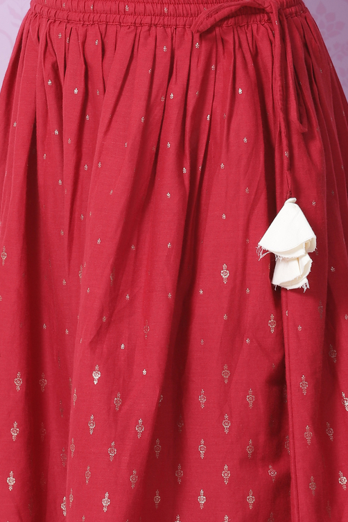 Blue Cotton Lehenga Set image number 2