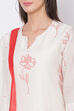 Off White Cotton Silk Straight Kurta Palazzo Suit Set image number 1