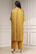 Charcoal Printed Straight Suit Set image number 4
