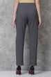 Maroon Straight Cotton Pants image number 5