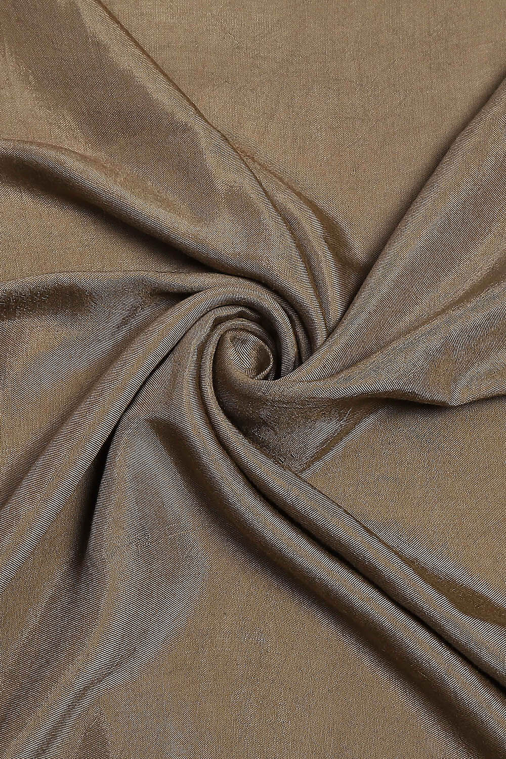 Mehendi Green Chanderi Hand Embroidered Unstitched Suit Set image number 2