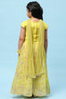 Lemon Yellow Polyester Straight Set image number 5