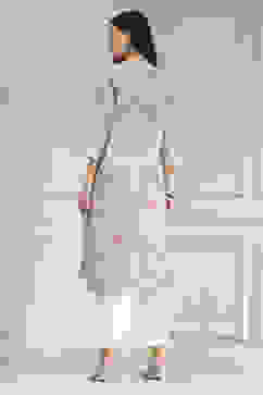 Light Green Cotton Blend Printed Straight Kurta image number 3