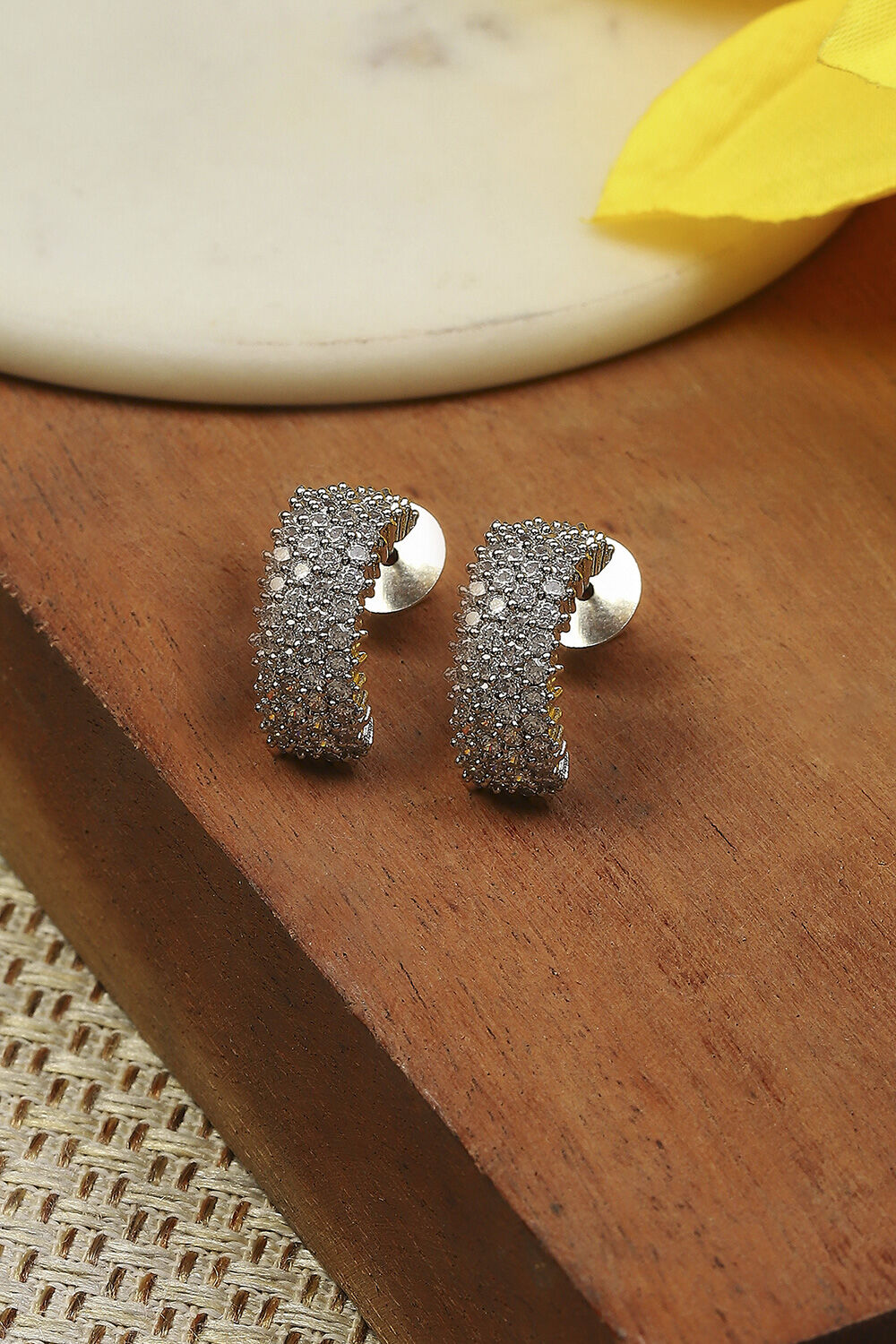 Silver Western Contemporary Hoops image number 0