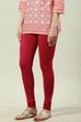 Camel Cotton Blend Solid Churidar image number 0