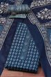Green Cotton Screen Printed Unstitched Suit Set image number 0