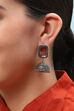 Rhodolite Brass Earrings image number 3
