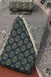 Brown Tussar Unstitched Suit set image number 0