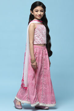 Pink Cotton Straight Set image number 6