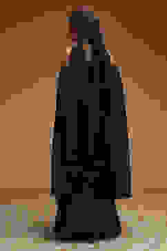 Black Art Silk Regular Lehenga Set image number 4