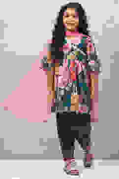 Teal Art Silk Flared Kurta Salwar Suit Set image number 0