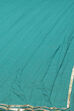 Peacock Green Printed Cotton Straight Suit Set image number 2