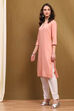 Green Cotton Blend Solid Straight Kurta image number 2