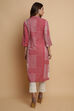 Pink Rayon Straight Kurta Pants Set image number 6