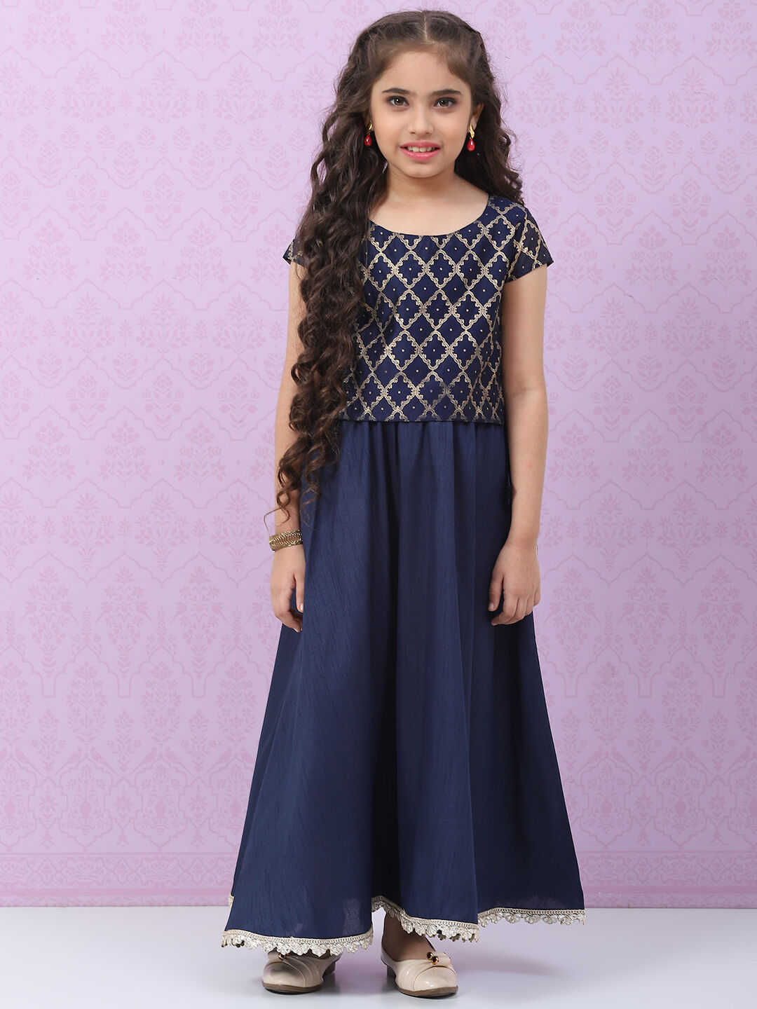 Red Art Silk Straight Lehenga Set image number 0