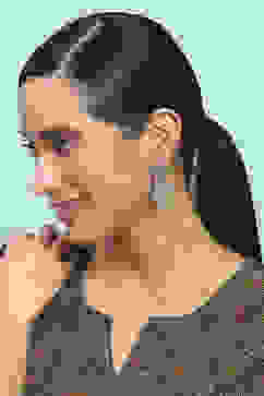 Purple Alloy Drop & Danglers image number 3