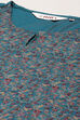 Blue Cotton Blend Straight Yarndyed 2 Piece Set image number 1