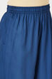 Navy Viscose Rayon Straight Palazzo image number 1