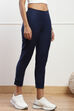 Grey Cotton Flax Pants image number 3
