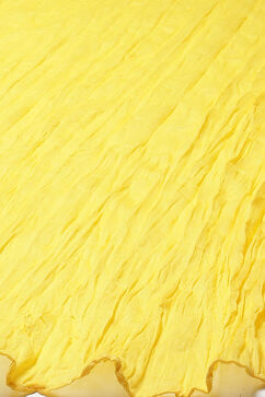 Yellow Straight Kurta Churidar Suit Set image number 3