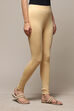Black Cotton Blend Solid Leggings image number 3