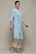 White Cotton Straight Kurta image number 4