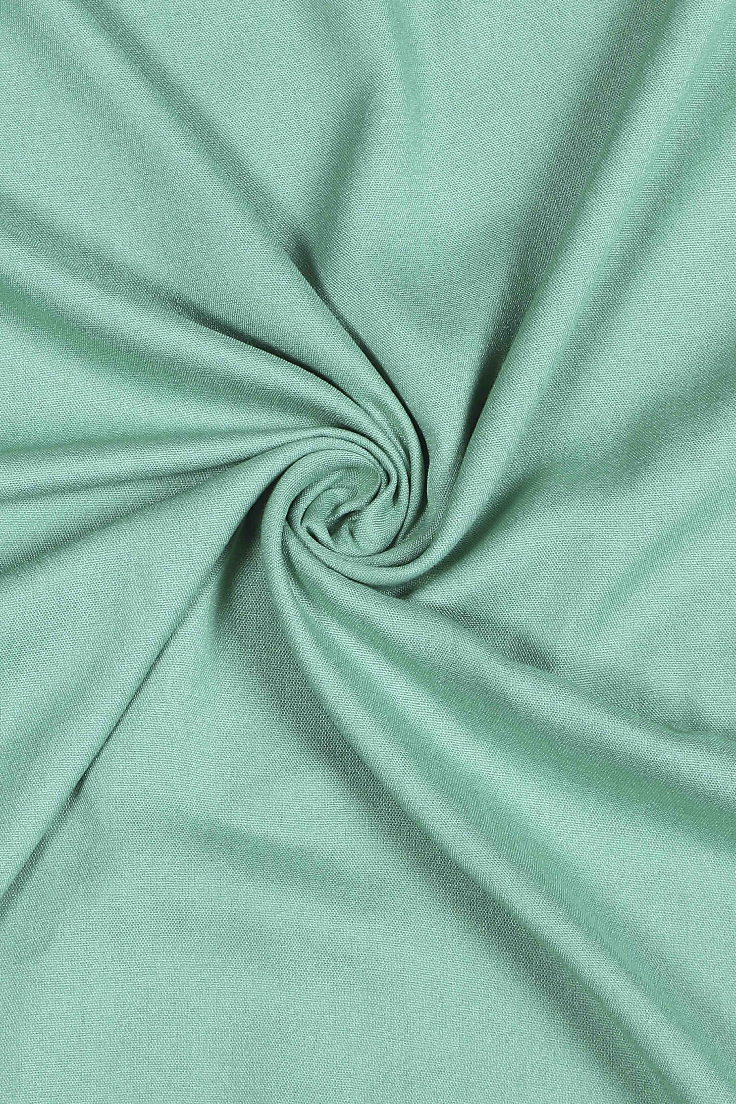 Teal Cotton Printed Embroidered Unstitched Suit Set image number 2