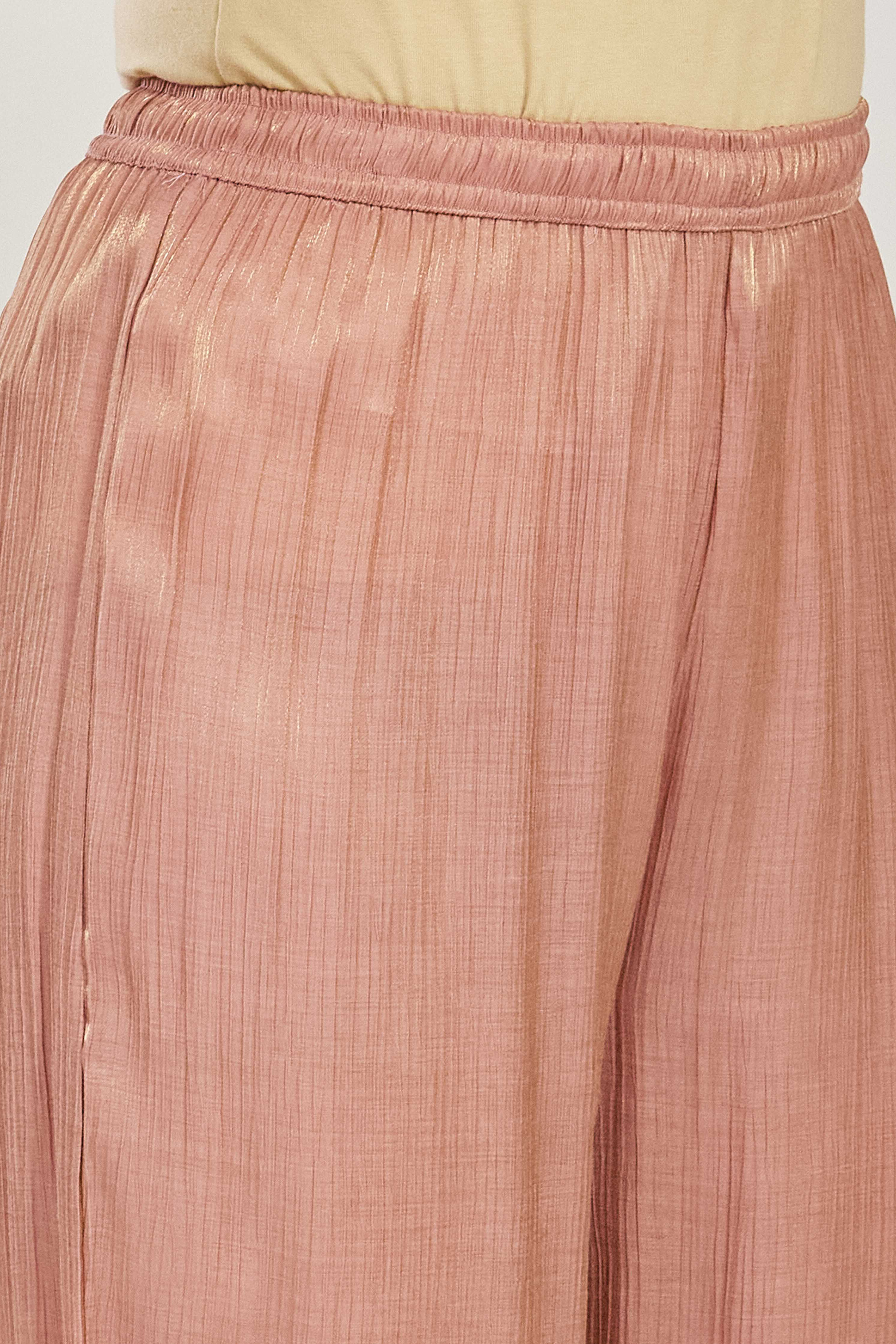 Blush Pink Viscose Rayon Straight Kurta Set image number 2