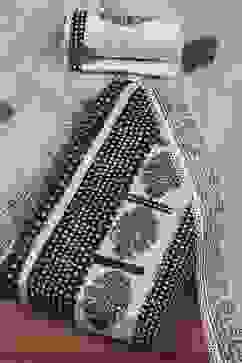 Indigo Cotton Printed Embroidered Unstitched Suit Set image number 0