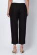 Black Cotton Straight Pant image number 3