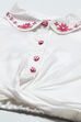 White Shirt Style Top teamed with Pink printed Lehenga Set image number 1