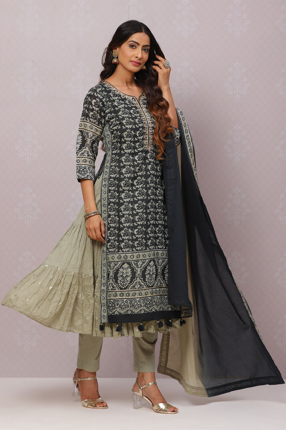 Biba green outlet suit set