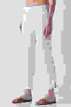 Off White Viscose Blend Pants image number 2