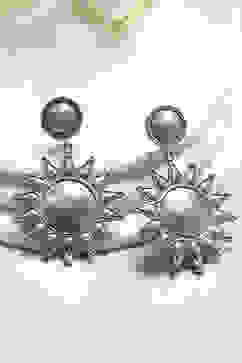 Oxidised Brass Drop & Danglers image number 0