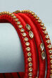 Red Kids Bangles image number 1