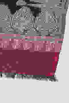 Black Acrylic Yarndyed Dupatta image number 1