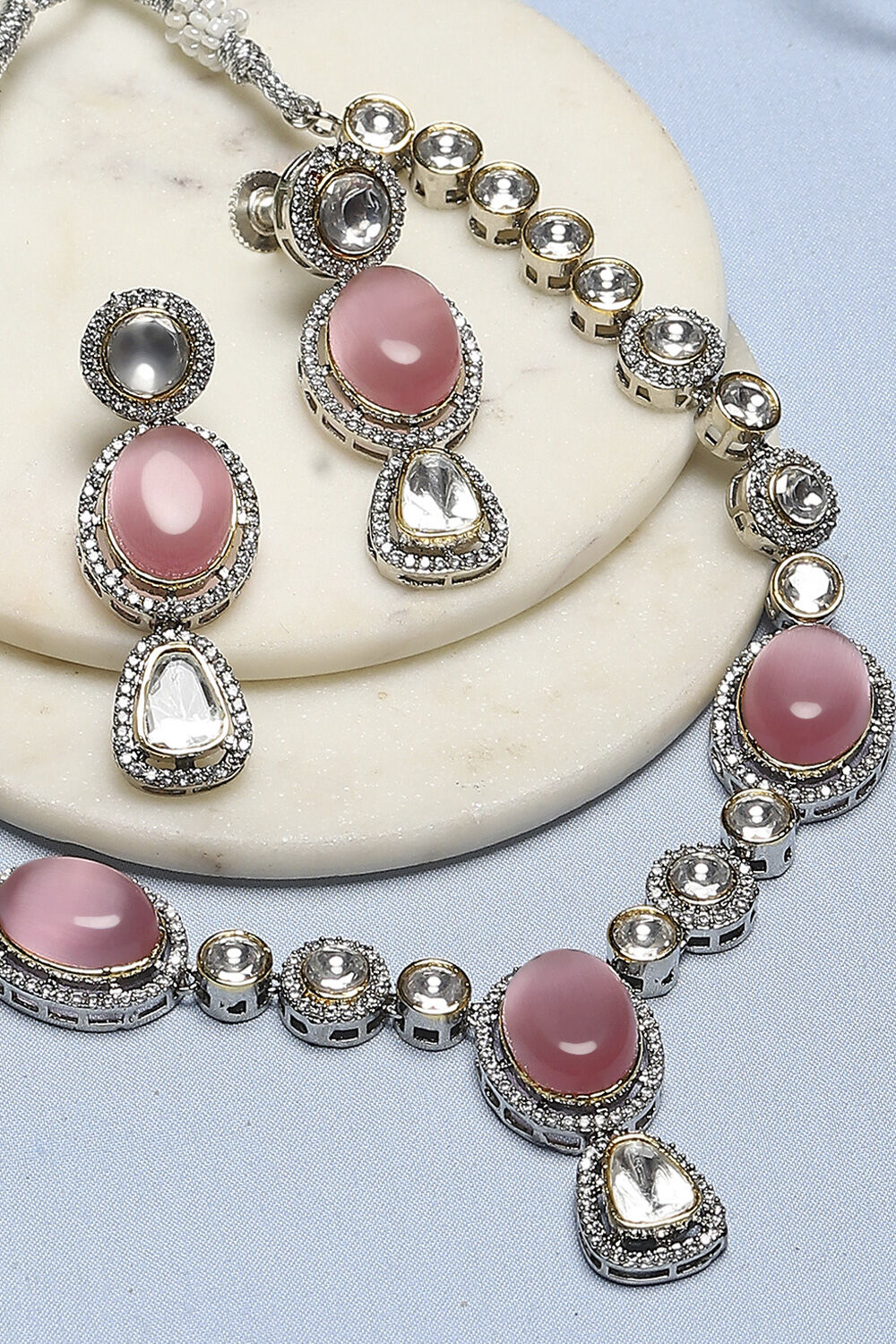 Light Pink Brass Drop & Danglers image number 4