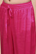 Pink Floral Printed Gathered A-Line Festive Suit Set image number 2