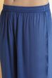 Blue Viscose Rayon Embroidered Straight Kurta Set image number 2